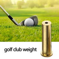 Golf Brass Shaft Tip Plug Swing Weight Golf Club Weight For Golf Sports Golf Accessories Steel Shaft Weights For Golf Practice - Buy online at  Vibe In Cart.
