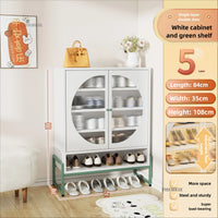 Modern Style Wooden Shoe Organizer For Entryway Storage