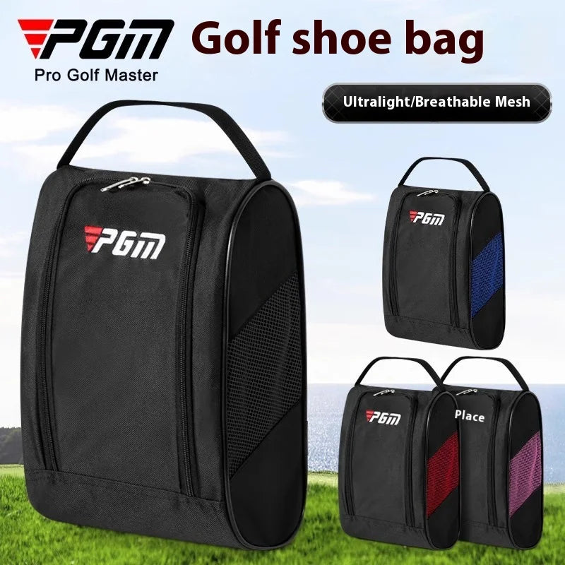 Golf Shoe Bag Made of Nylon, Available in Four Colors