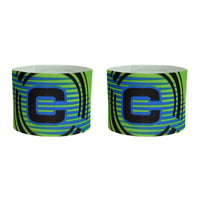 Adjustable Elastic Polyester Soccer Captain Armband for Training