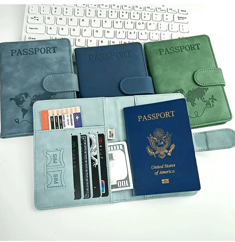 Travel Passport Holder in PU Material for Men and Women