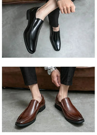Golden Sapling Casual Business Shoes Men Loafers Formal Wedding Shoes Leisure Party Office Flats Men's Social Dress Moccasins - Buy online at  Vibe In Cart.