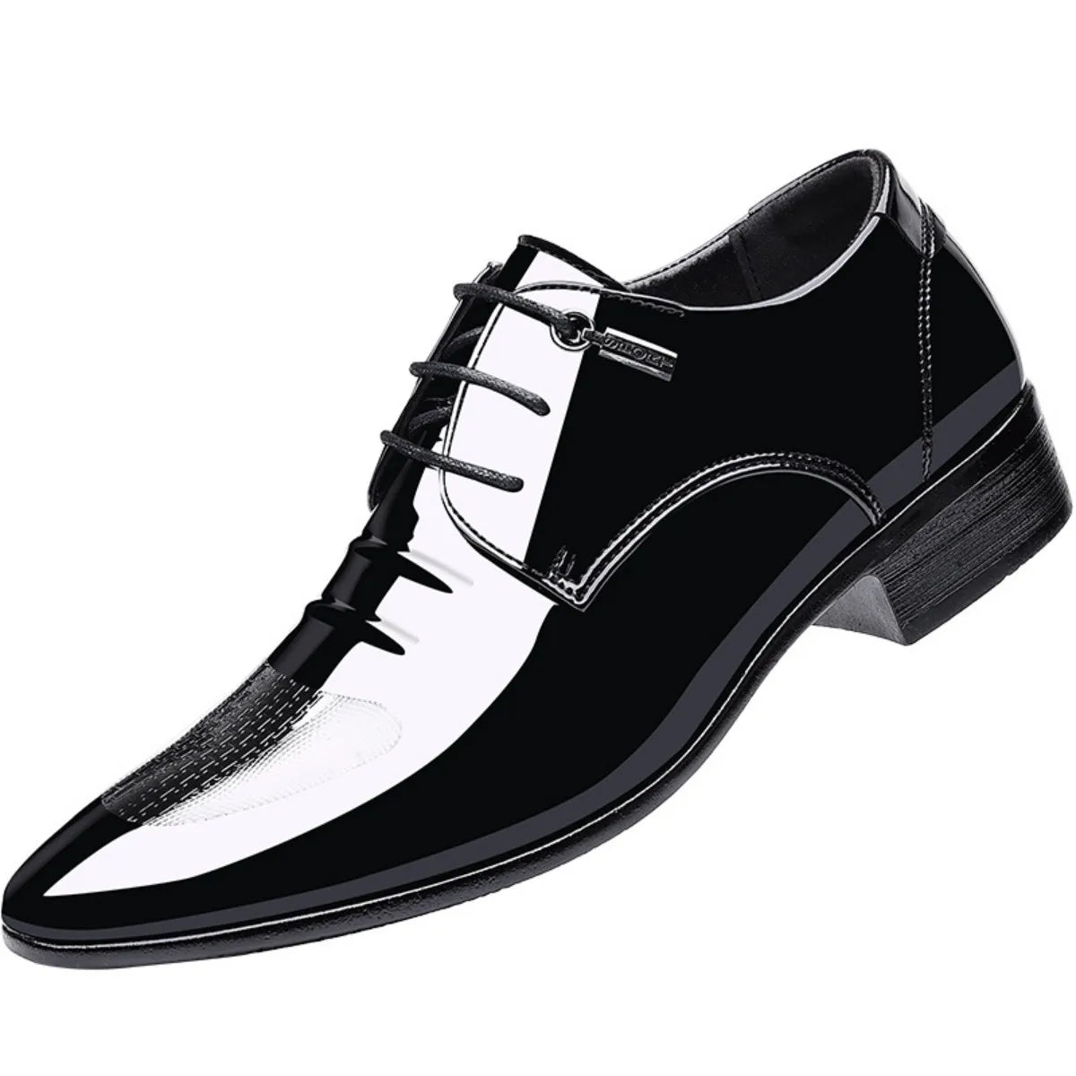 Men's Casual Dress Shoes Mesh Pattern Derby Shoe Classic Lace-up Pointed Formal Oxford Tuxedo Shoes For Men - Buy online at  Vibe In Cart.
