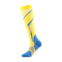 Men's Compression Crew Sports Socks with Nylon Blend