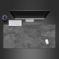 XXL Gray Rubber Mouse Pad With Stitched Edges For Gaming