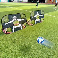 Foldable Football Goal Nylon Soccer Goal Kids and Adults Football Target Net for Playground Backyard Indoor Outdoor Training - Buy online at  Vibe In Cart.