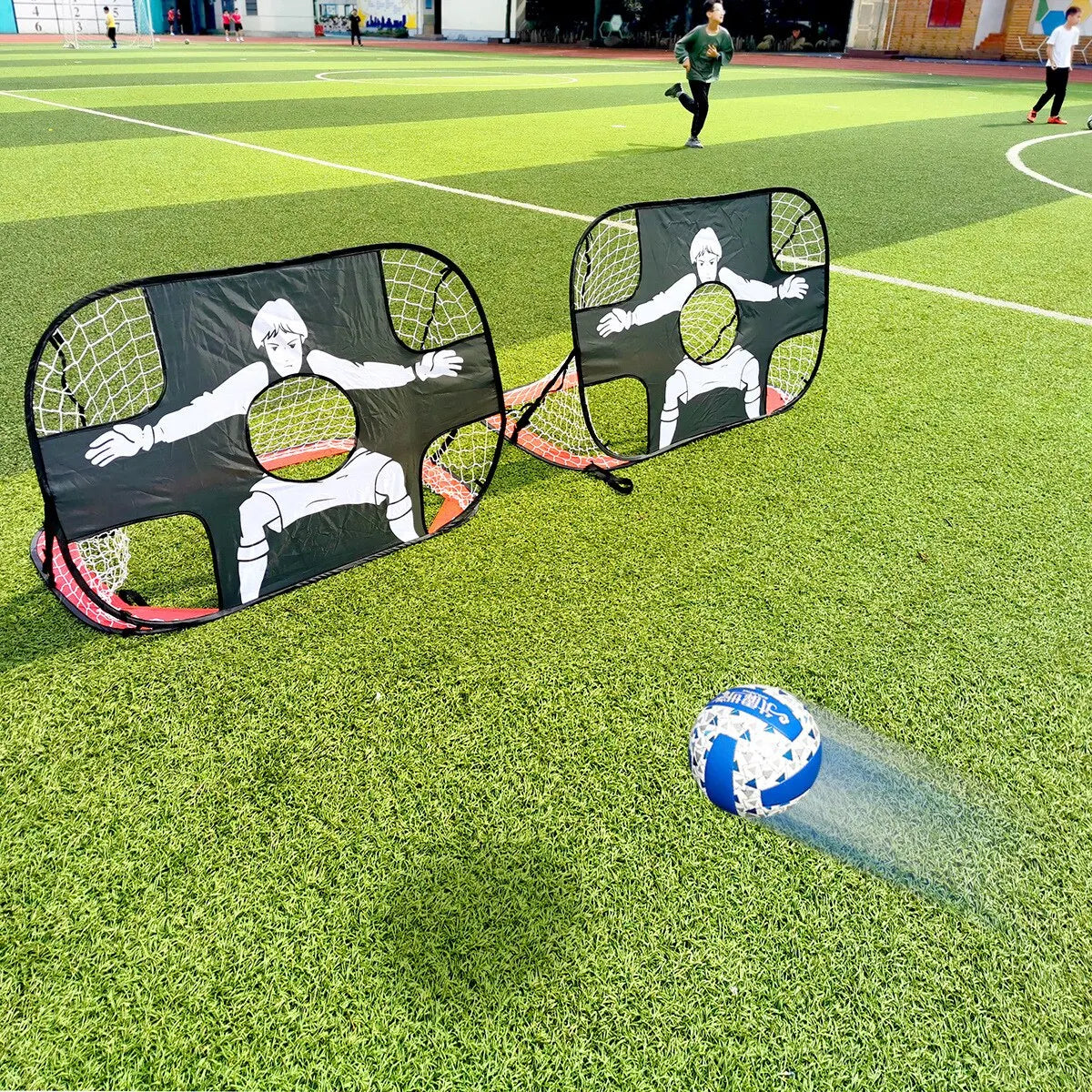 Foldable Football Goal Nylon Soccer Goal Kids and Adults Football Target Net for Playground Backyard Indoor Outdoor Training - Buy online at  Vibe In Cart.