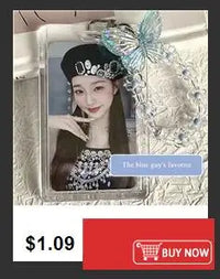 Transparent Plastic Square Desktop Document Storage Box