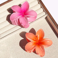 1/2/3 Pcs Hawaiian Gradient Flower Hair Claw Clip Women Fashion Large Hair Clip Girls Hairpin Barrettes Bohemia Hair Accessories - Buy online at  Vibe In Cart.