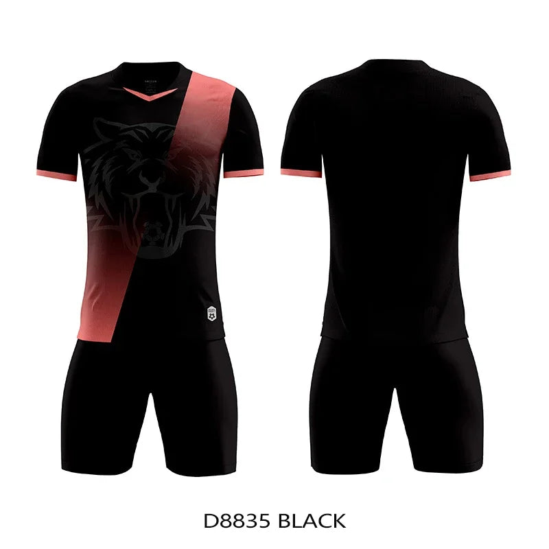 Unisex Soccer Uniform Jersey and Shorts Set for Futsal Training