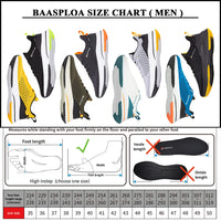 Baasploa Lightweight Running Shoes For Men Comfort Men's Designer Mesh Casual Sneakers Lace-Up Male Outdoor Sports Tennis Shoes - Buy online at  Vibe In Cart.