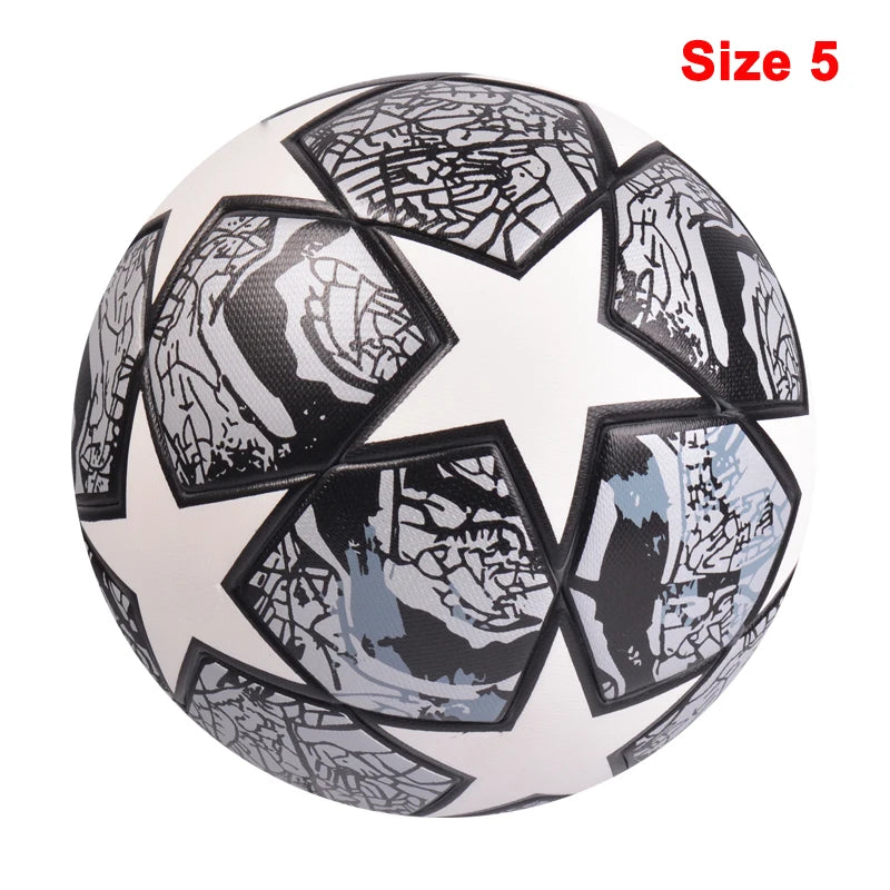 Soccer Balls, Size 5 and Size 4, PU Material, Seamless Design
