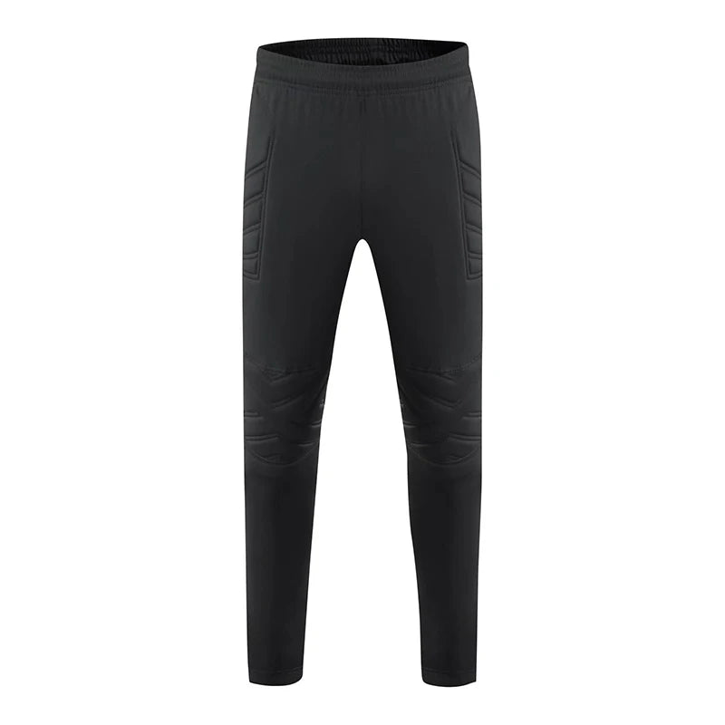 Polyester Spandex Protective Long Sleeve Soccer Goalkeeper Uniform Set with Top and Pants