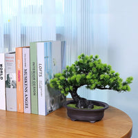 Artificial Plant Greenery Fake Bonsai Tree Indoor Bookshelf Desk Bathroom Farmhouse Decor Home Room Office Decoration Fake Plant - Buy online at  Vibe In Cart.