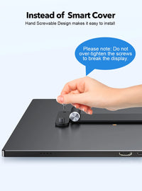 Adjustable Monitor Stand with VESA 75x75mm for 13-24 Inch Monitors