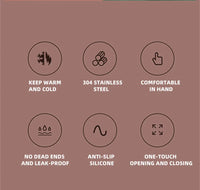 Thermos Bottle Cup Thermal Coffee Mug Mini Tumbler Cup Stainless Steel Thermo Coffee Travel Mug Insulated Vacuum Flask Drinkware - Buy online at  Vibe In Cart.