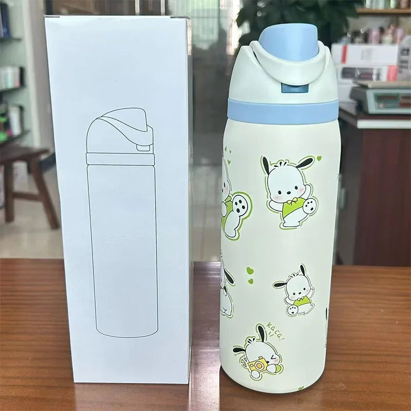 500ml Stainless Steel Thermal Insulated Flask for Kids with Leak Proof Design