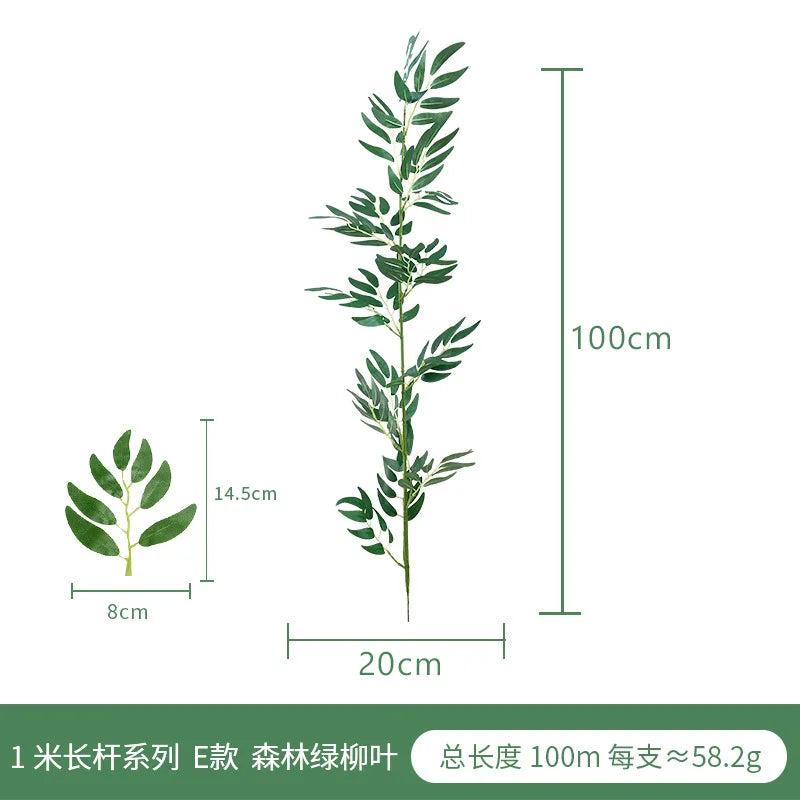 Hanging Plastic Simulation Vine Plant Pendant for Outdoor Use