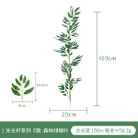 Hanging Plastic Simulation Vine Plant Pendant for Outdoor Use