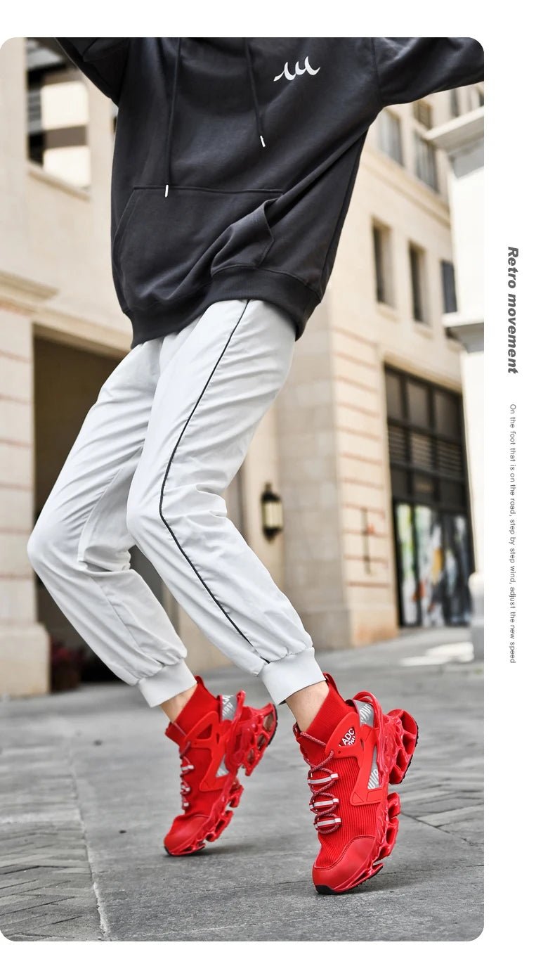 Men's Breathable Walking Tennis Running Shoes Blade Fashion Sneakers - Buy online at  Vibe In Cart.