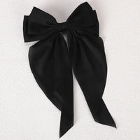 Polyester Chiffon Alloy Hair Barrettes for Girls with Big Bow
