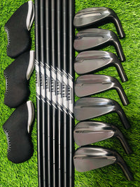 Left-Handed Men's Steel Golf Iron with Shaft and Head
