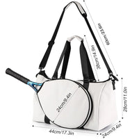 1pcs  Women's Tennis Sport Bag with Dry/Wet Pocket Durable Tennis Racket Shoulder Tote Bag for Pickleball And Other Sports - Buy online at  Vibe In Cart.