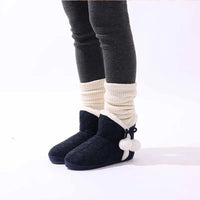 Litfun Winter Warm Plush Boots For Women Outdoor Soft Sole Non-slip Knit Furry Snow Boots Indoor Cozy Fur House Cotton Slippers - Buy online at  Vibe In Cart.