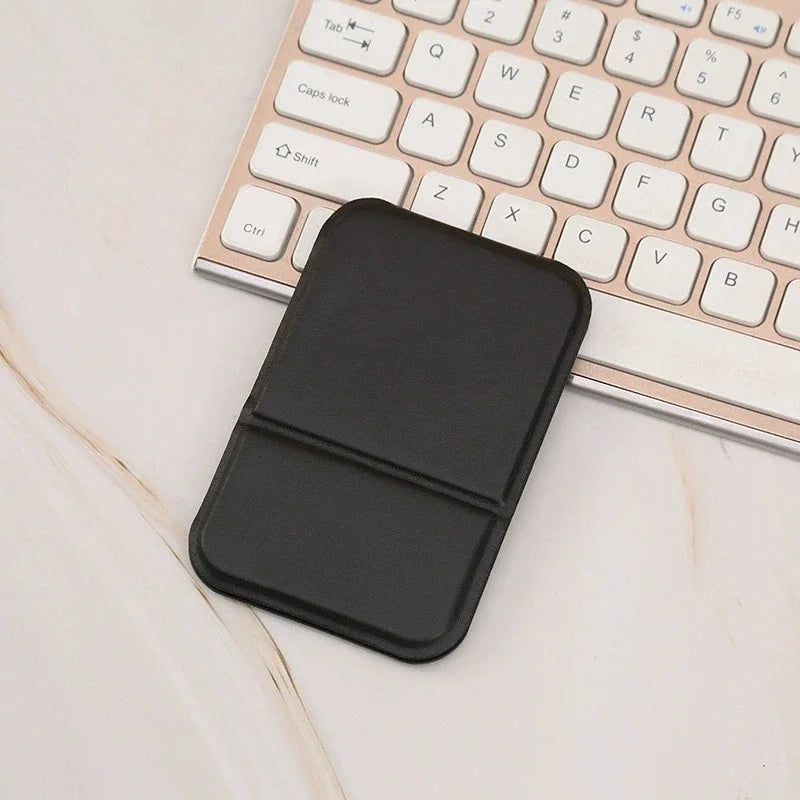 Desktop Makeup Mirror Solid Color PU Leather Simple Portable Handheld Makeup Mirror Foldable Student Compact Cute Pocket Mirror - Buy online at  Vibe In Cart.