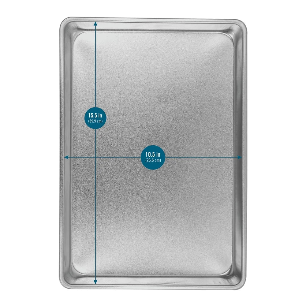 All Purpose Bakeware Set 3 Piece Non Stick Baking Pan Cooling Rack Silicone Mat Baking Cookies and Treats - Buy online at  Vibe In Cart.