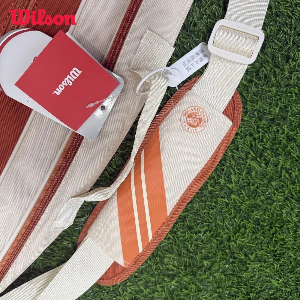 Wilson Roland Garros 2025 Team 3PK Backpack French Open Multi functional Large Capacity Orange Double Single Tennis Bag - Buy online at  Vibe In Cart.