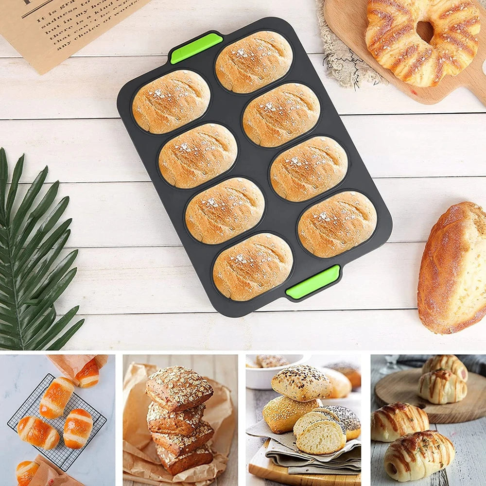 Food Grade Silicone Cake Molds Toast Tray Bread Pan Brownie Dessert Madeleine Cake Moulds Baguette Baking Tools Bakeware - Buy online at  Vibe In Cart.