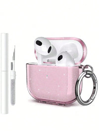 Wireless Earphone Protective Case in Silicone and TPU with Cleaner Kit