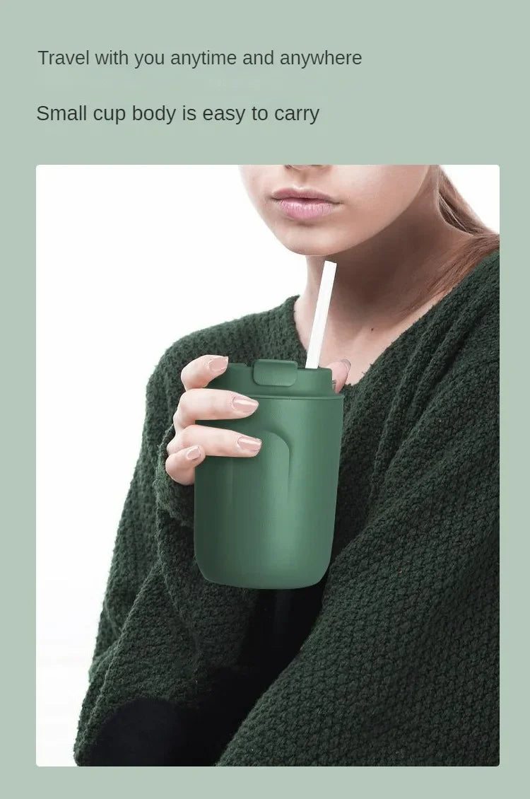 Mini Thermos Bottle Coffee Mug Stainless Steel Cup Thermal Leakproof Vacuum Flask Double Wall Tumbler Insulated Travle Drinkware - Buy online at  Vibe In Cart.