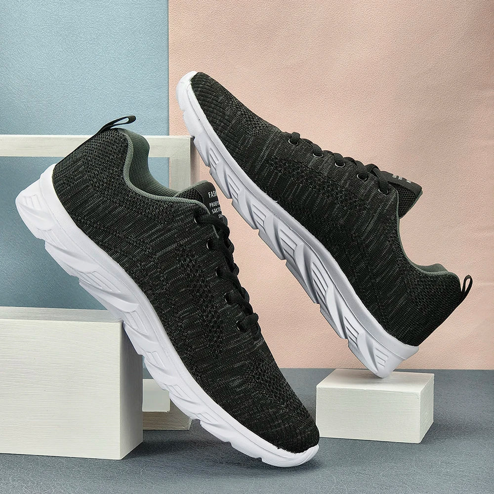 Breathable Mesh Men Sneakers Plus Size 39-46 Sport Casual Shoes For Men Lightweight Cushioning Walking Shoes - Buy online at  Vibe In Cart.