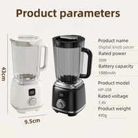 TINSOL New Home Juicer 10 Blades 3000mAh Multifunctional Blender Knob Juicer Ice Crusher  High Juicing Rate Kitchen Tools - Buy online at  Vibe In Cart.