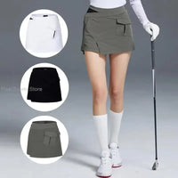 Love Golf Skirt Ladies Quick-Drying Slim Shorts Korea High Waist Golf Women's Skirts Irregular Leisure Skort Female Sports Wear