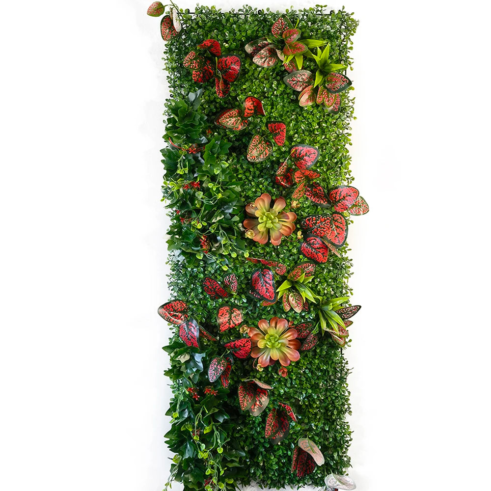 Artificial Chlorophytum Grass Wall Decoration 40x120cm Plastic