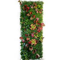 Artificial Chlorophytum Grass Wall Decoration 40x120cm Plastic