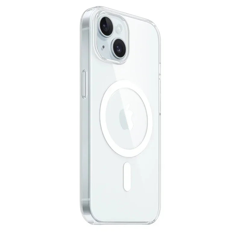 Transparent Magnetic Full Coverage Plastic Phone Case