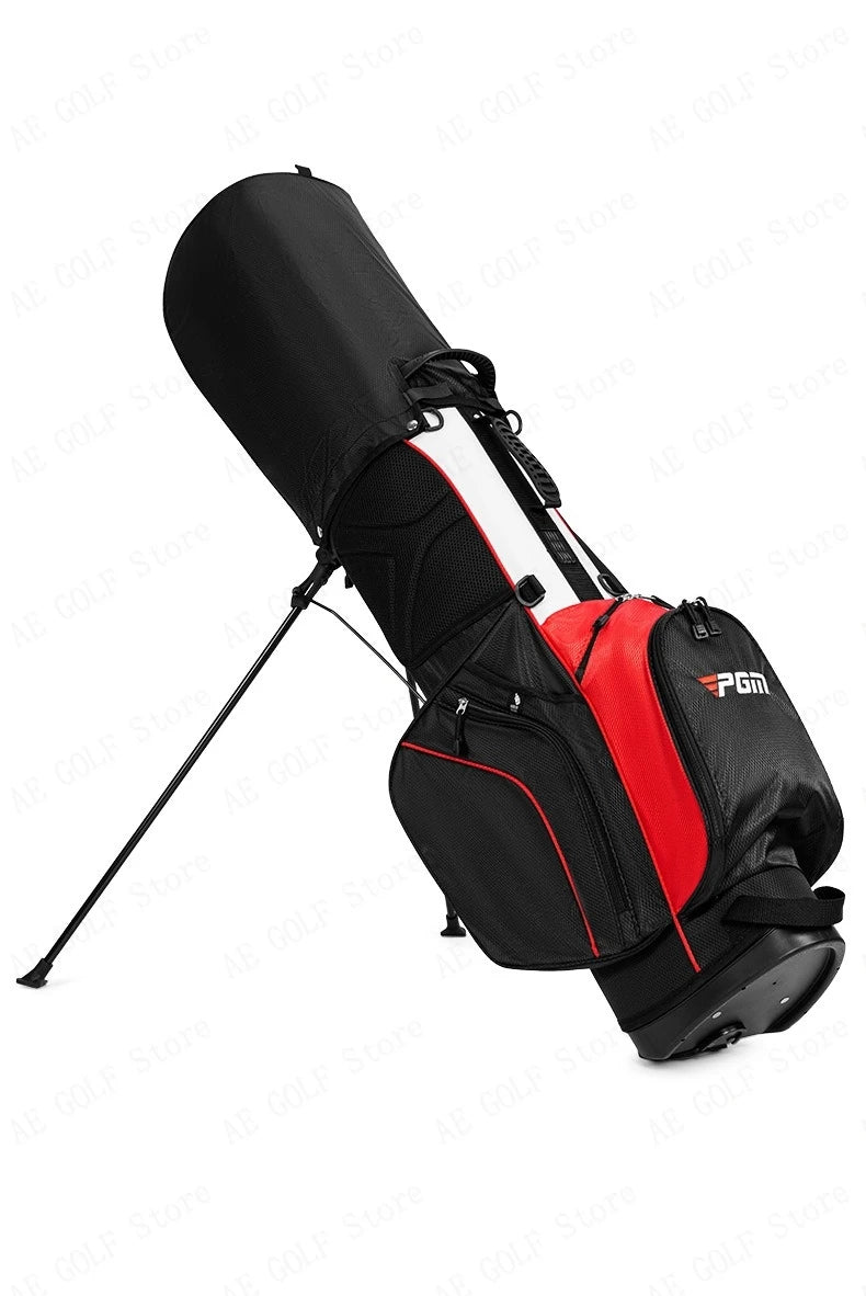 Lightweight Unisex Nylon Golf Rack Bag with 14 Insertions and Shoulder Strap