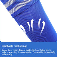 1Pair Knee Over Football Leg Guards Socks Breathable Comfort Calf Long Sock Adult Children Soccer Sports Shin Guards Leg Covers - Buy online at  Vibe In Cart.