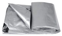 Waterproof Double Silver Sunshade Tarpaulin for 10-25 Sq M
