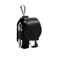 Mini Leather Golf Ball Storage Pouch with Waist Clip