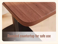 Adjustable Height Rotating Foldable Coffee Table with Storage
