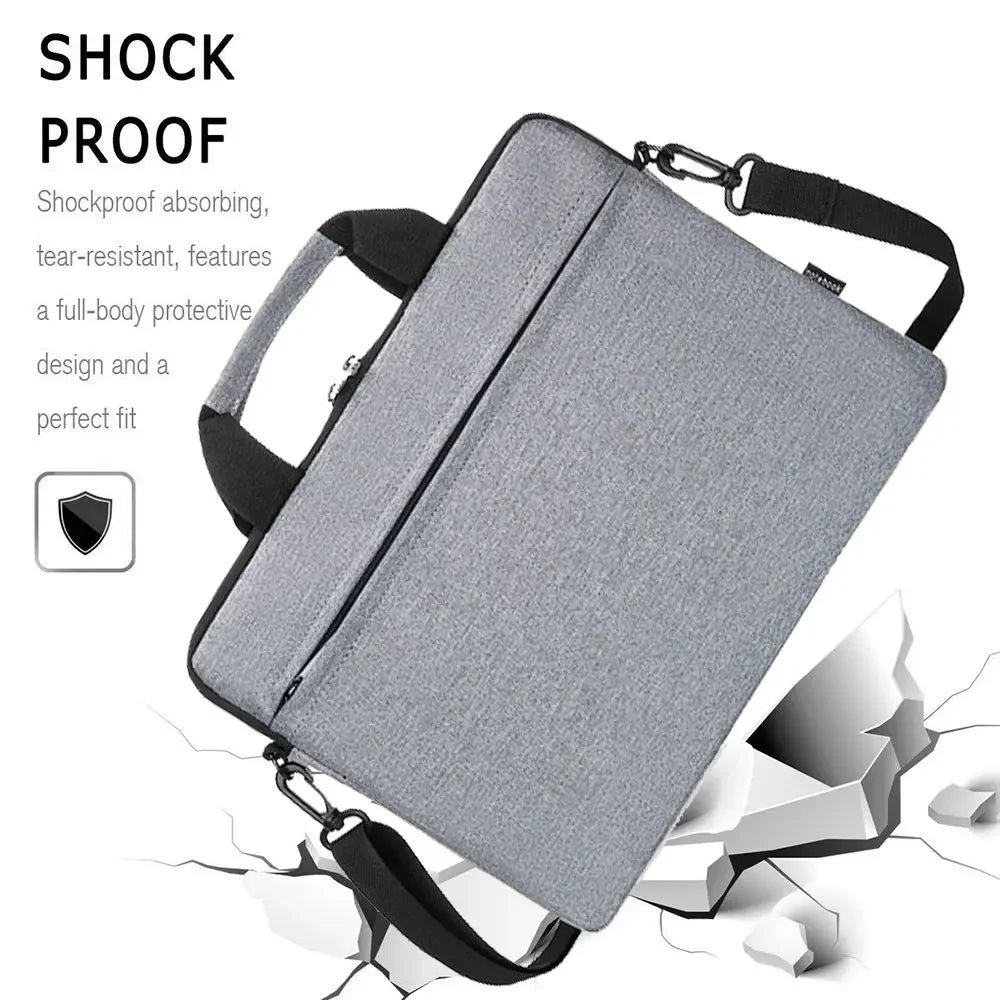 Polyester Laptop Sleeve Case With Zipper For 13.3 To 15.6 Inch Laptops