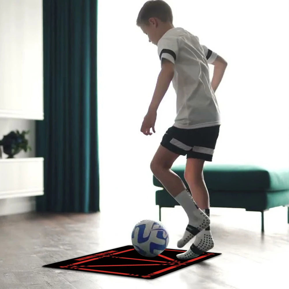 Foldable Football Mat Non-Slip Football Footstep Training Rug Wear-Resistant Ball Control Footstep Mat Gifts for Football Lovers - Buy online at  Vibe In Cart.