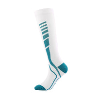 Men's Compression Crew Sports Socks with Nylon Blend
