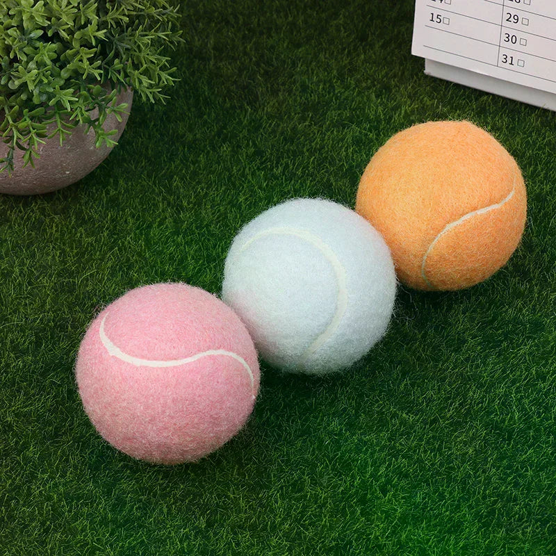 1/3Pcs Tennis Balls Wear-Resistant Highly Elastic Training Balls 65MM Ladies Beginners Durable Practice Tennis Ball For Club - Buy online at  Vibe In Cart.