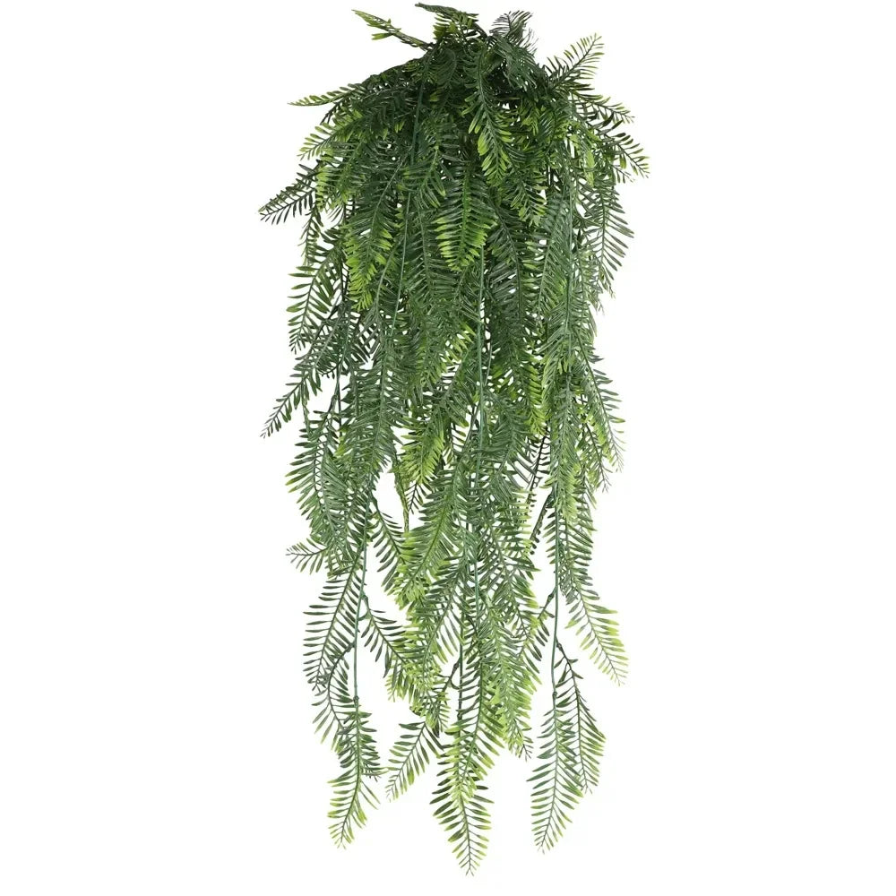80cm Persian fern Leaves Vines Home Room Decor Hanging Artificial Plant Plastic Leaf Grass Wedding Party Wall Balcony Decoration - Buy online at  Vibe In Cart.